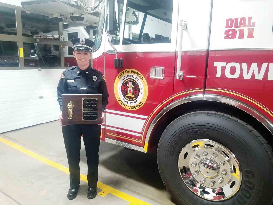 Vienna VFD honors Carson as Firefighter of the Year News, Sports
